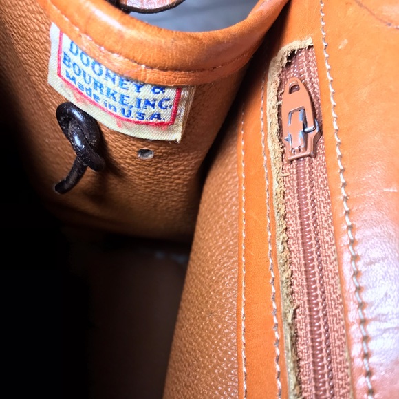 RARE NOS Vintage Original Dooney & Bourke Classic Leather Satchel Large OOAK - Picture 5 of 6
